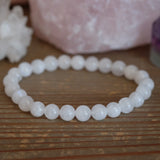 Moonstone Crystal Bead Bracelet