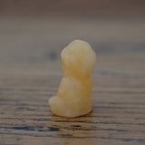 Orange Calcite Crystal Mini Buddha