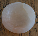 Orange Selenite Crystal Bowl