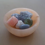 Orange Selenite Crystal Bowl