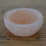 Orange Selenite Crystal Bowl