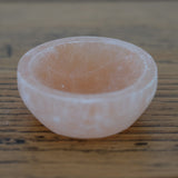 Orange Selenite Crystal Bowl