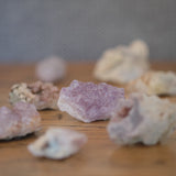 Pink Amethyst Raw Rough Crystal Chunk
