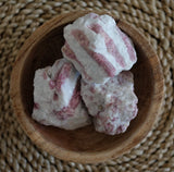 Pink Tourmaline in Quartz Rough Raw Crystal Chunk