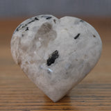 Rainbow Moonstone Crystal Heart
