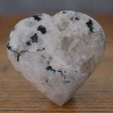 Rainbow Moonstone Crystal Heart