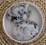 Rainbow Moonstone Crystal Palm Stone