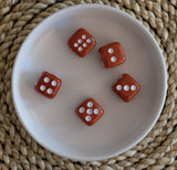 Red Jasper Crystal Dice