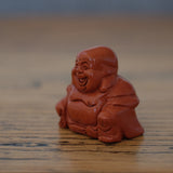 Red Jasper Crystal Laughing Buddha