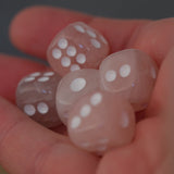 Rose Quartz Crystal Dice