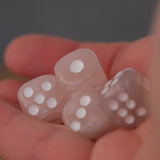 Rose Quartz Crystal Dice