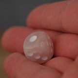 Rose Quartz Crystal Dice