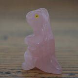 Rose Quartz Crystal Dinosaur