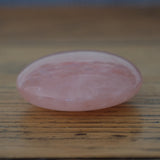 Rose Quartz Crystal Disc Palm Stone