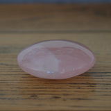 Rose Quartz Crystal Disc Palm Stone