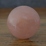 Rose Quartz Crystal Disc Palm Stone