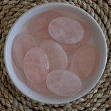 Rose Quartz Crystal Mini Worry Stone