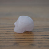 Rose Quartz Crystal Skull