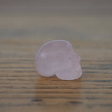 Rose Quartz Crystal Skull