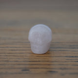 Rose Quartz Crystal Skull