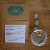 Rose Quartz, Amazonite & Apatite Suncatcher