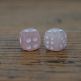 Rose Quartz Crystal Dice