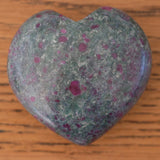 Ruby Fuchsite Crystal Heart