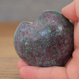 Ruby Fuchsite Crystal Heart