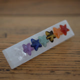 Selenite Crystal Star Chakra Wand