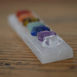 Selenite Crystal Star Chakra Wand