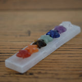 Selenite Crystal Star Chakra Wand