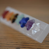Selenite Crystal Star Chakra Wand