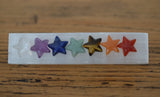 Selenite Crystal Star Chakra Wand