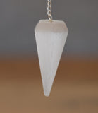 Selenite Crystal Pendulum