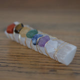 Selenite Star Chakra Wand
