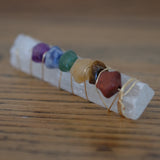Selenite Star Chakra Wand