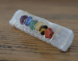 Selenite Star Chakra Wand