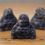 Sodalite Crystal Laughing Buddha