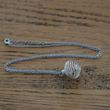 Spiral Crystal Holder with Chain