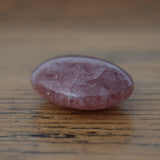 Strawberry Quartz Crystal Palm Stone