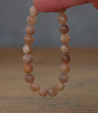 Sunstone Crystal Round Bracelet