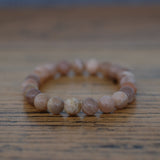 Sunstone Crystal Round Bracelet