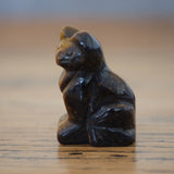 Tigers Eye Crystal Cat