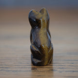 Tigers Eye Crystal Cat