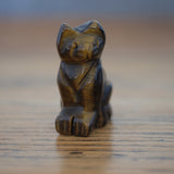 Tigers Eye Crystal Cat