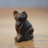 Tigers Eye Crystal Cat