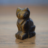 Tigers Eye Crystal Cat