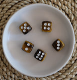 Tigers Eye Crystal Dice