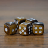Tigers Eye Crystal Dice