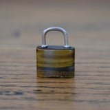 Tigers Eye Crystal Lock and Key